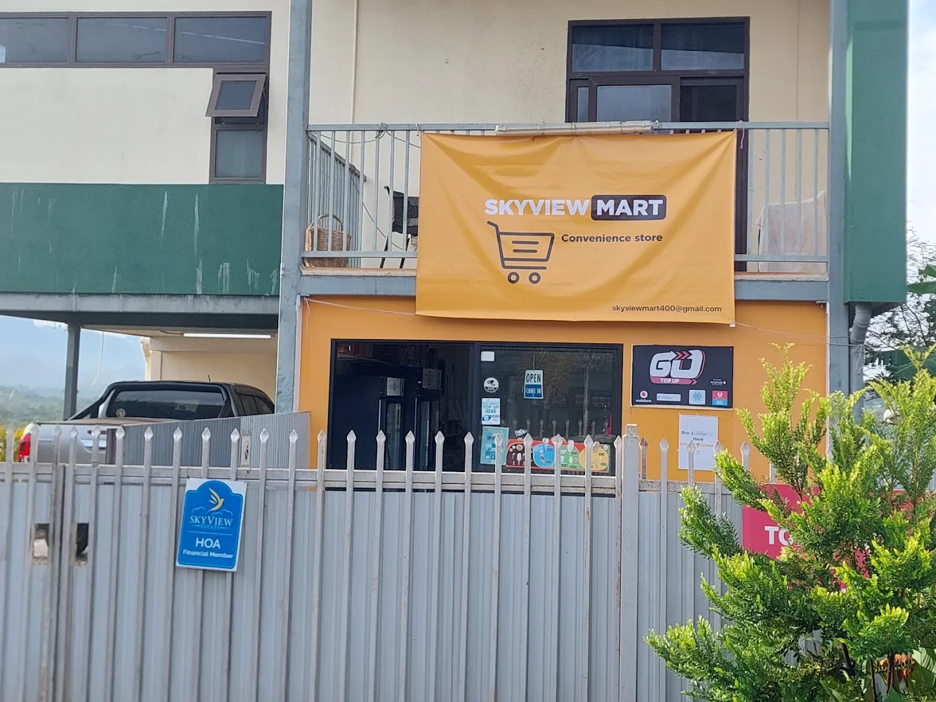 The Skyview Mart shopfront at Skyview Estate, Port Moresby